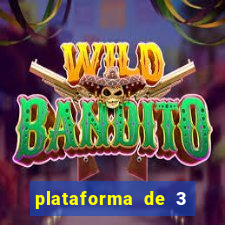 plataforma de 3 reais jogo